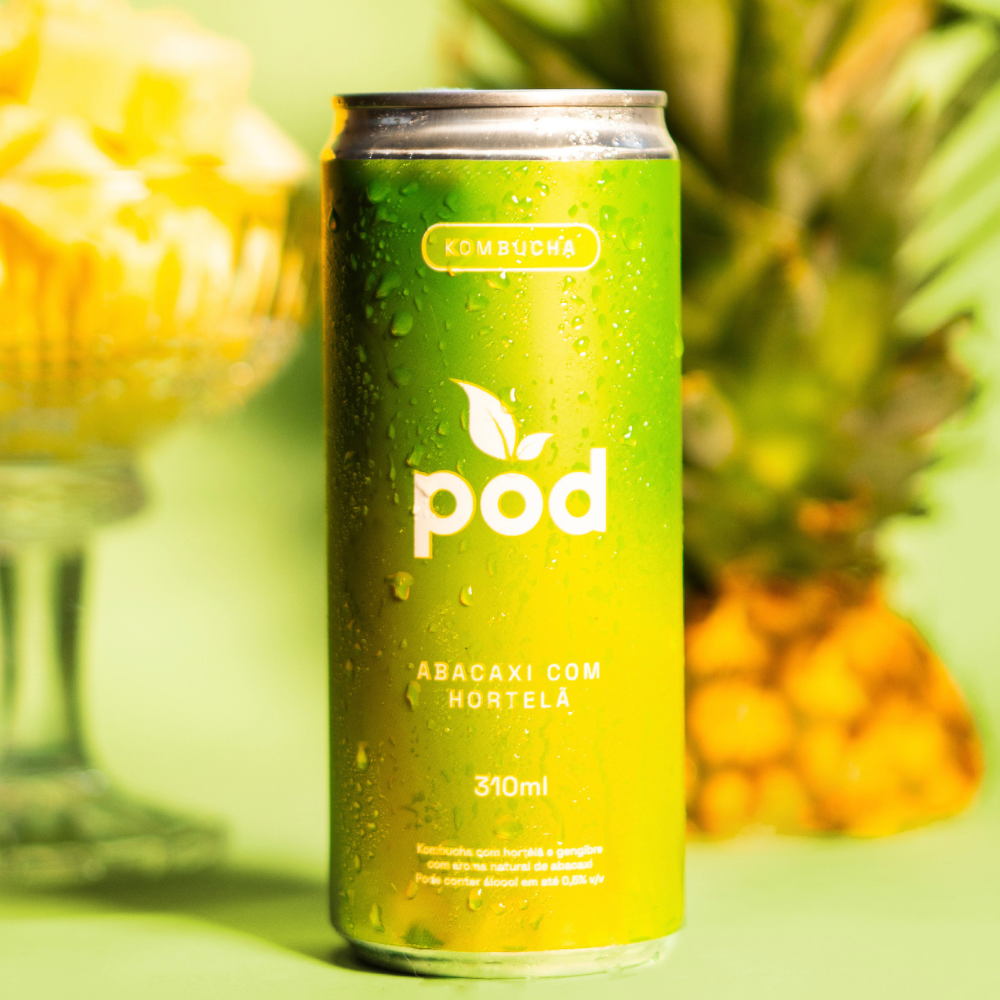 Kit de Kombuchas Pod 310ml - Pod Kombucha - Lata Kombucha 310ml