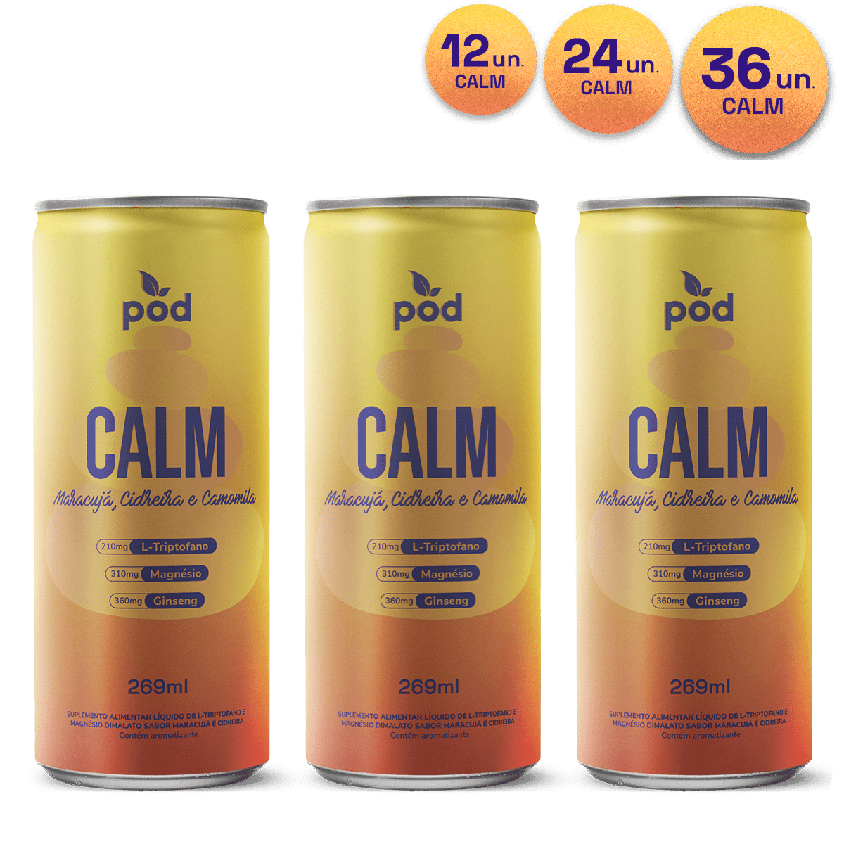 CALM Pod 269ml - Smart Drink - Pod Kombucha - Smart Drinks