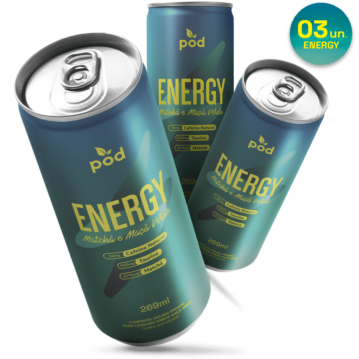 Kit 3 un. Smart Drinks - Pod Kombucha - Smart Drinks