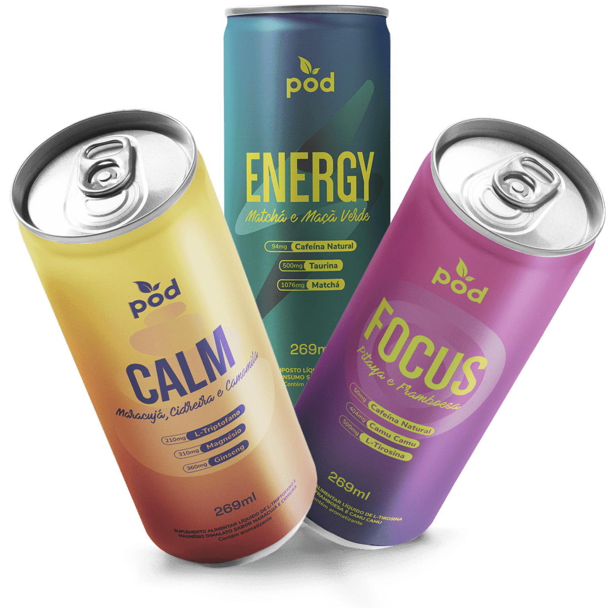 Kit Smart Drinks Sortidos Pod 269ml - Pod Kombucha - Smart Drinks