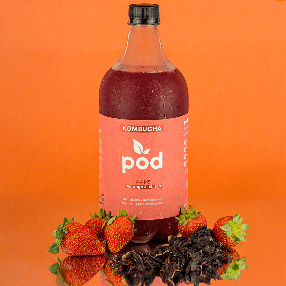 Kit 9 un. Kombuchas Tradicionais 01 L - Pod Kombucha - Kombucha Tradicional Refrigerada