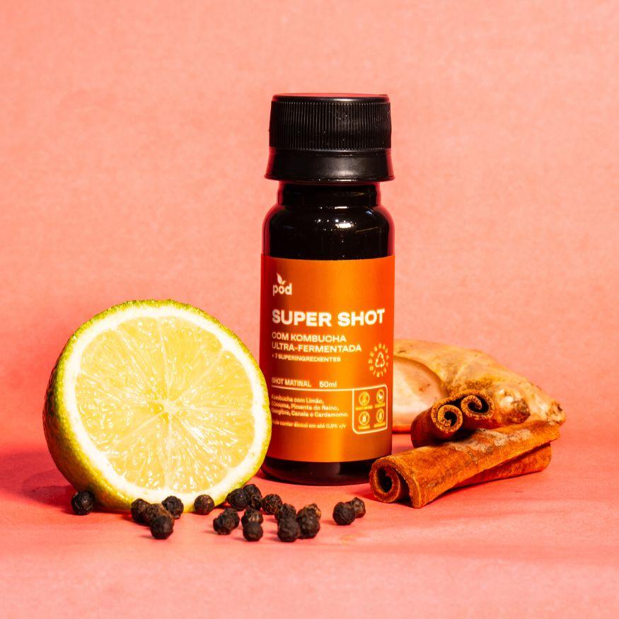 Kit 60 dias SUPER SHOTS R$7 - Pod Kombucha - Super Shot