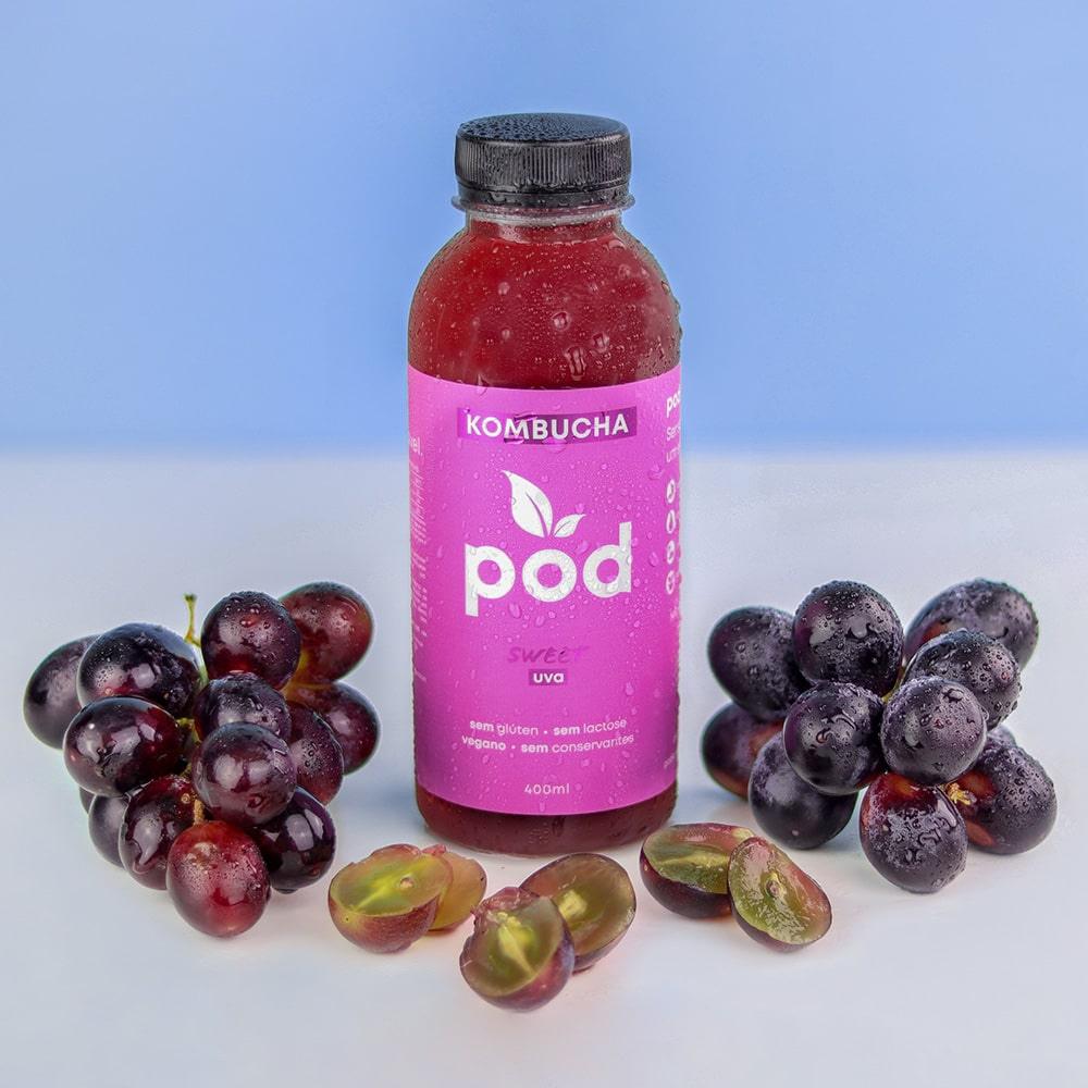 Kit 20 un. Kombuchas Tradicionais 400ml - Pod Kombucha - Kombucha Tradicional Refrigerada