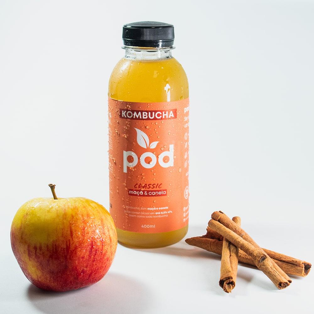 Kit 20 un. Kombuchas Tradicionais 400ml - Pod Kombucha - Kombucha Tradicional Refrigerada