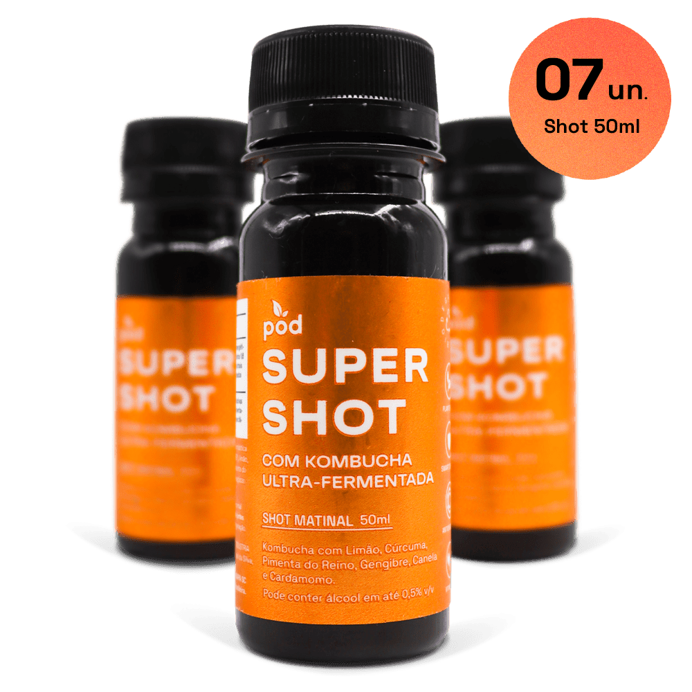 Kit semanal 07 un. SUPER SHOTS R$9 - Pod Kombucha - Super Shot