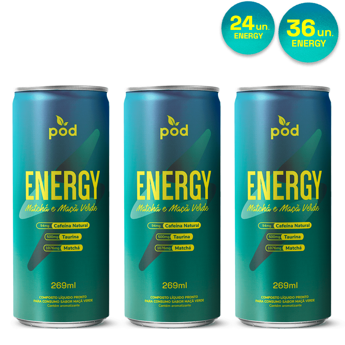Kit ENERGY Smart Drink Pod 269ml - Pod Kombucha - Smart Drinks