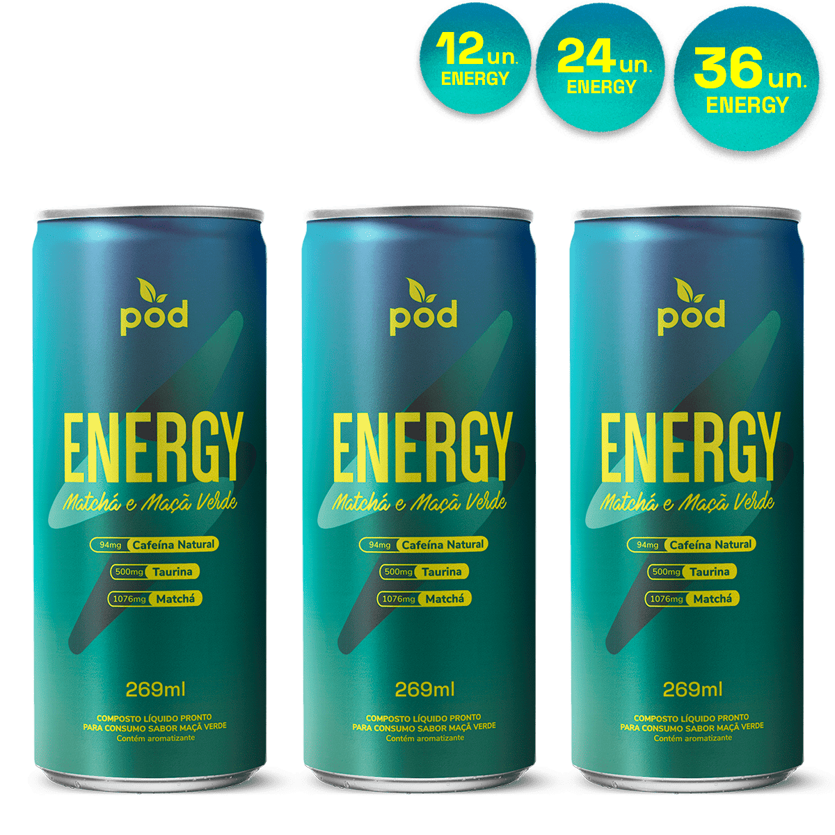 Kit ENERGY Smart Drink Pod 269ml - Pod Kombucha - Smart Drinks