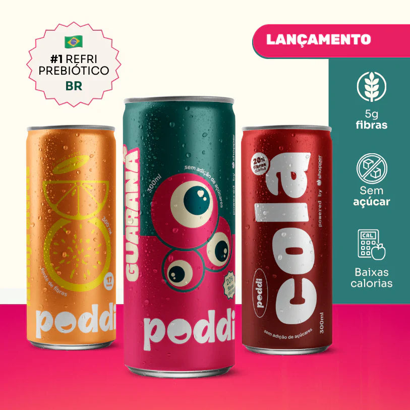 Refrigerantes Poddi – Pod Kombucha