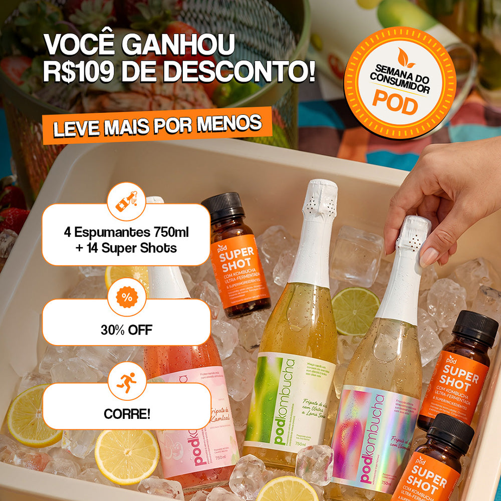 Comemora e Recupera | 4 Espumantes 750ml - 14 Super Shots