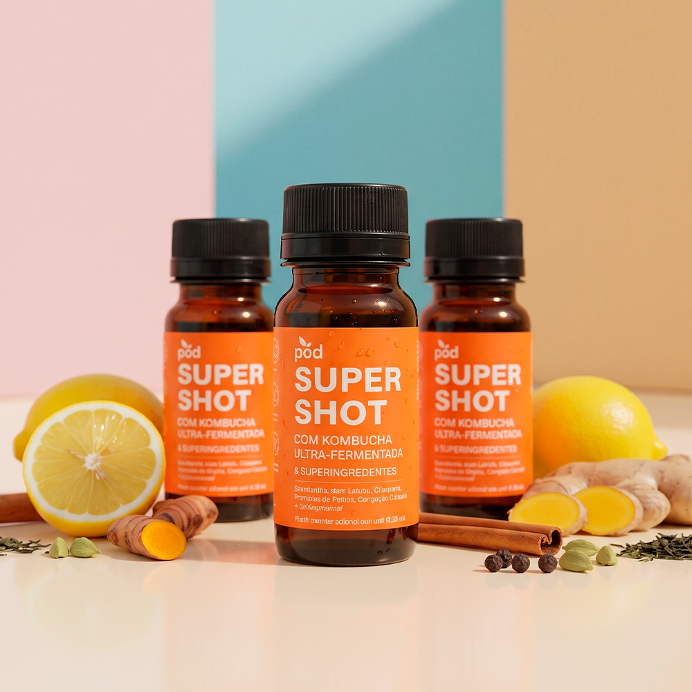 Kit semanal 7 Super Shots Pod 50ml Imunidade Digestão