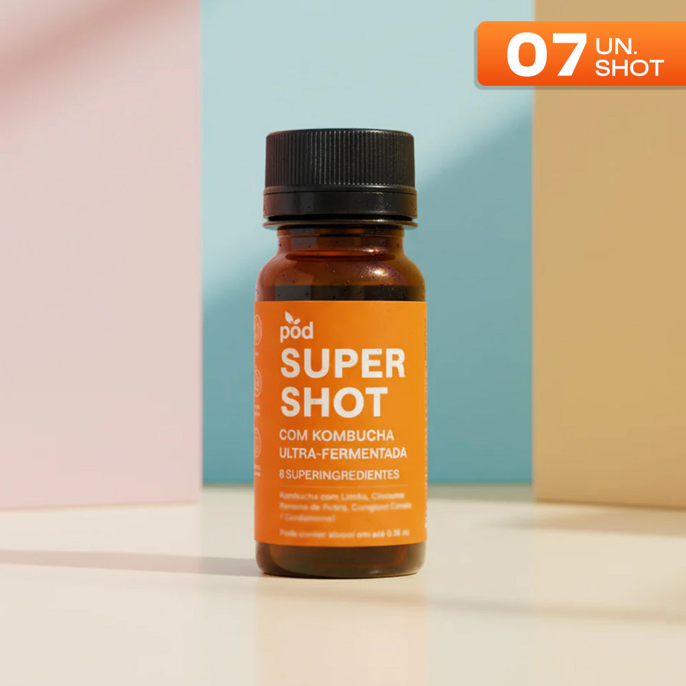 Kit semanal 7 Super Shots Pod 50ml Imunidade Digestão