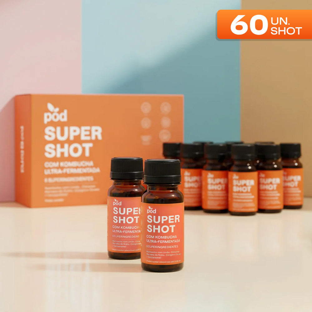 Kit 60 Super Shots 50ml R$7 Imunidade Digestão