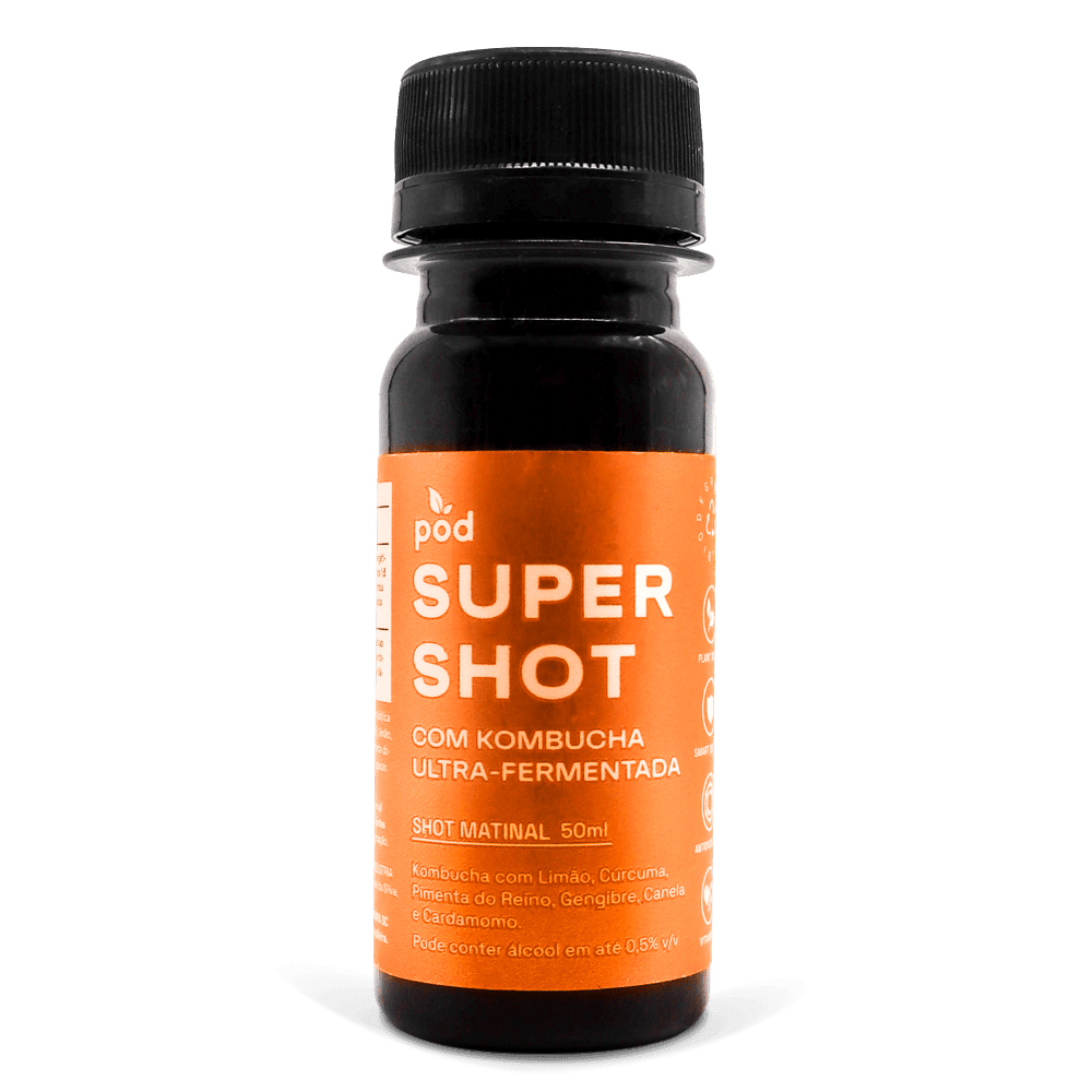 Kit Mensal 30 un. SUPER SHOTS R$8 - Pod Kombucha - Super Shot