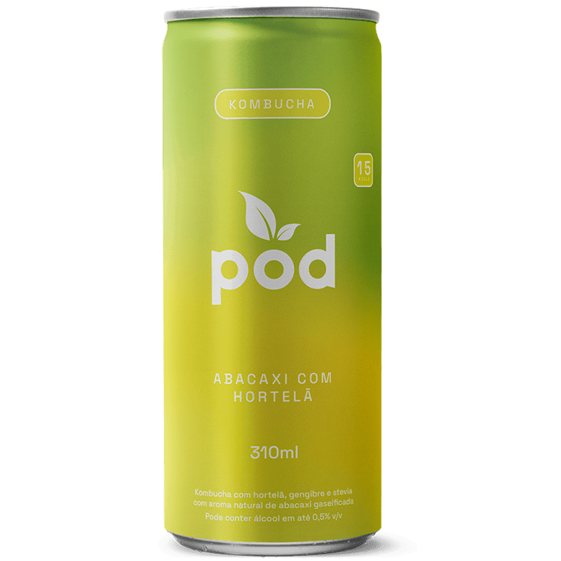 Kit de Kombuchas Pod 310ml - Pod Kombucha - Lata Kombucha 310ml