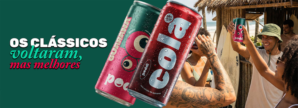 Refrigerantes Poddi – Pod Kombucha