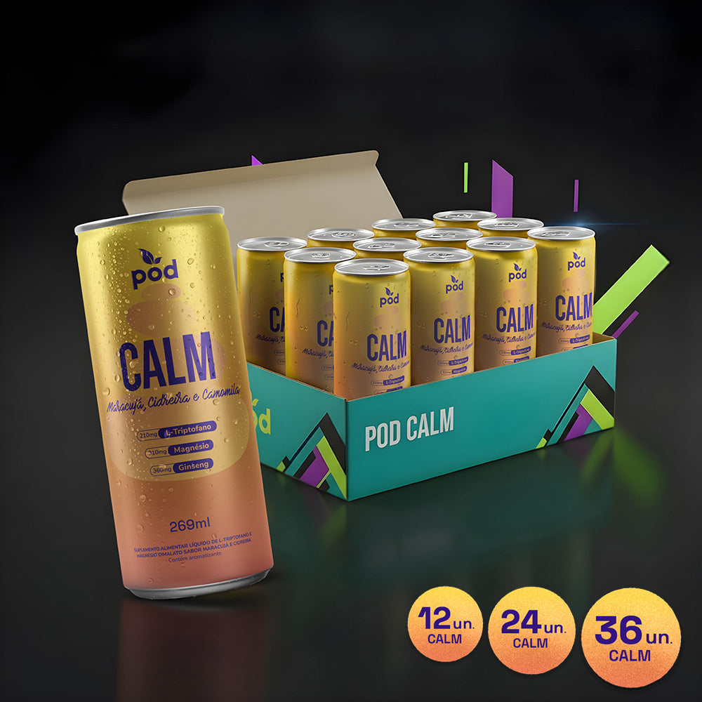 Kit CALM Smart Drink Pod 269ml Sono Calma Ansiedade