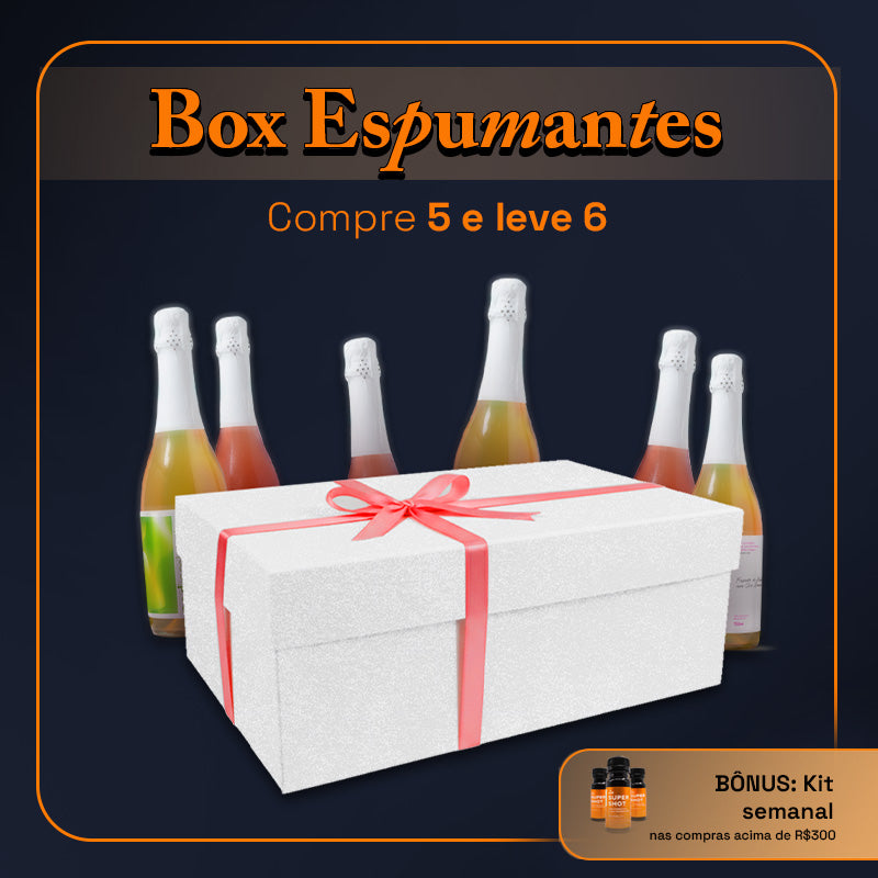 ⁠Box Espumantes: Compre 5 leve 6