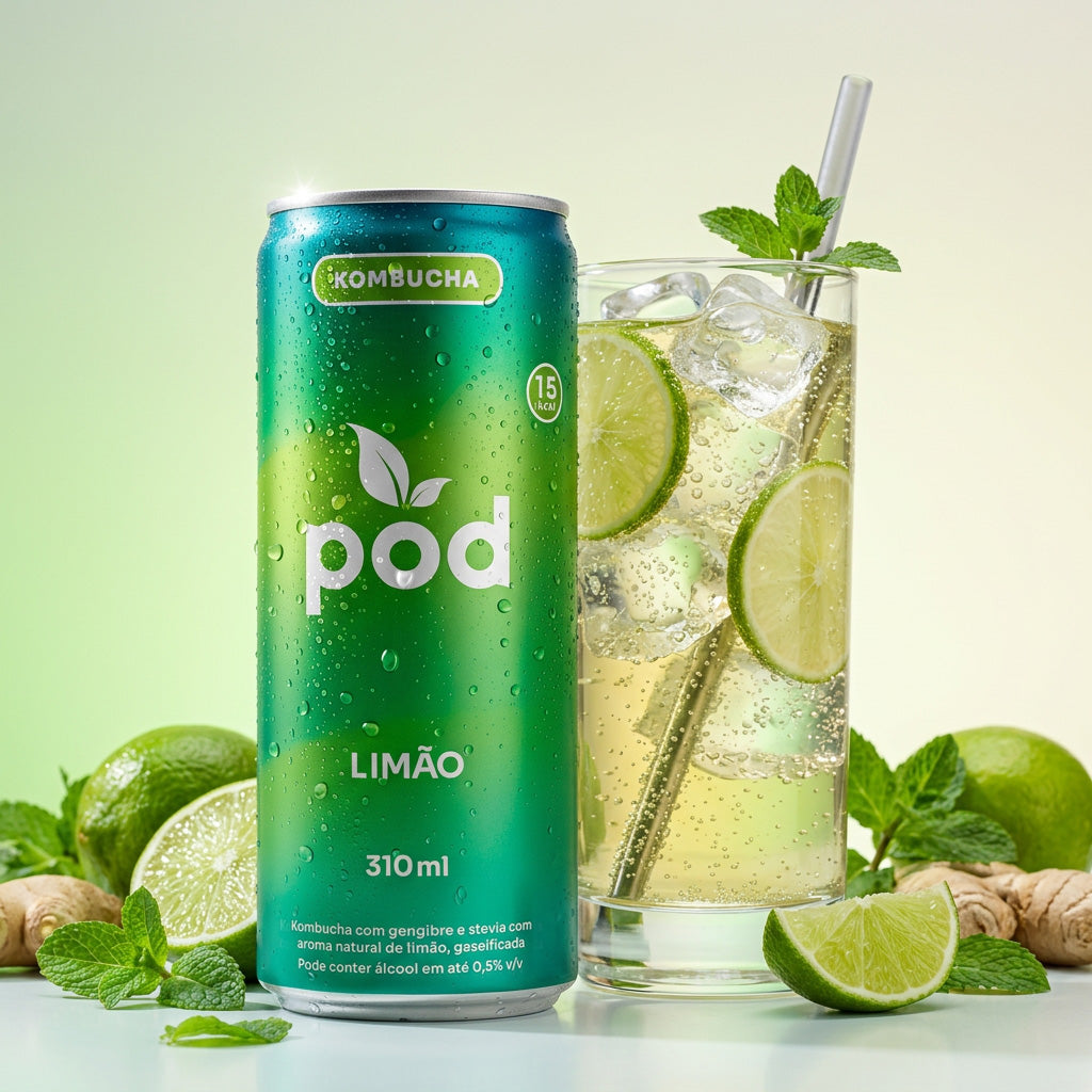 Kit de Kombuchas Pod 310ml Probiótico Natural Saudável
