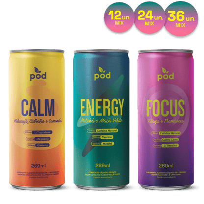 Kit Smart Drinks Sortidos Pod 269ml - Pod Kombucha - Smart Drinks