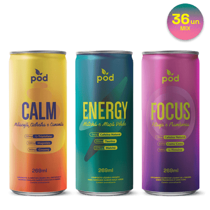 Kit Smart Drinks Sortidos Pod 269ml - Pod Kombucha - Smart Drinks