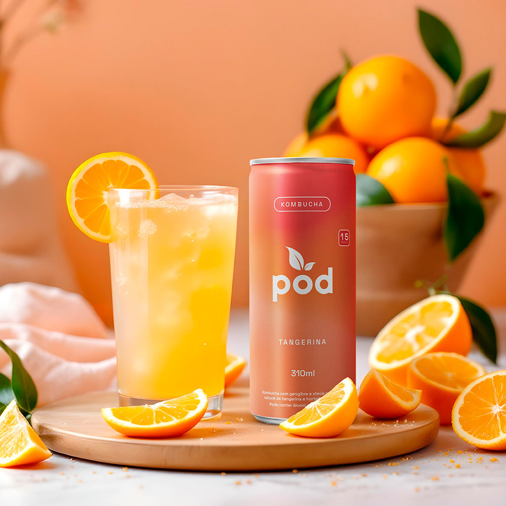 Kit 60 un. Pod 310 ml · Clube (24 tangerina, 24 frutas vermelhas, 12 uva)