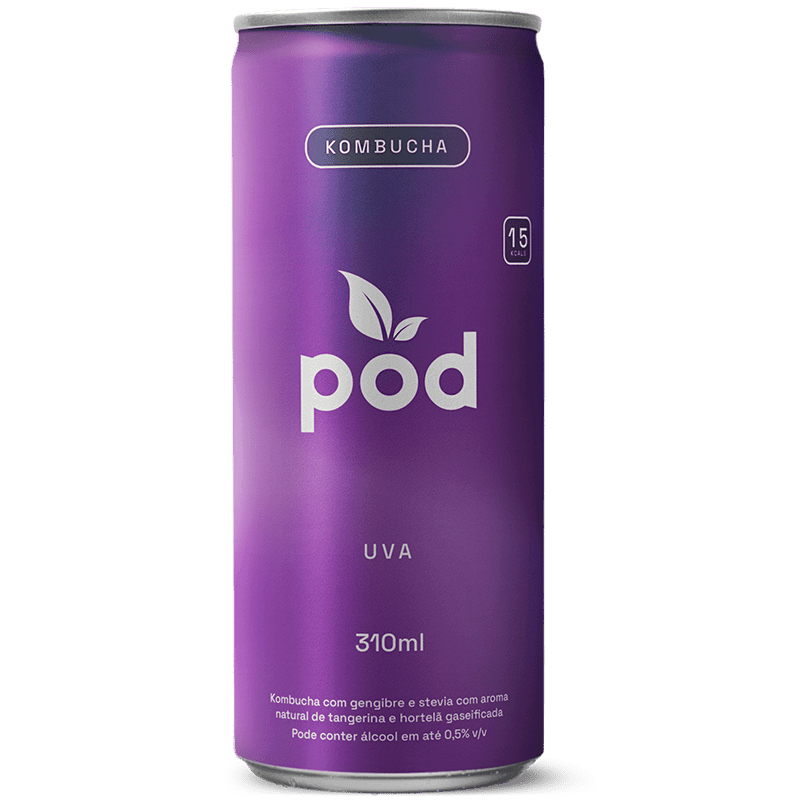 Kit de Kombuchas Pod 310ml - Pod Kombucha - Lata Kombucha 310ml